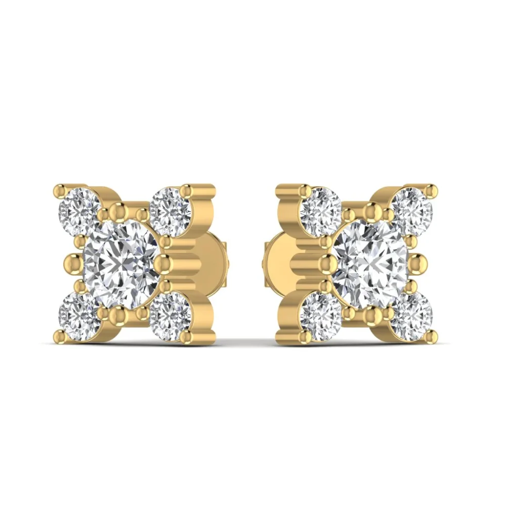 3.33CT Delightful Diamond Stud Earring